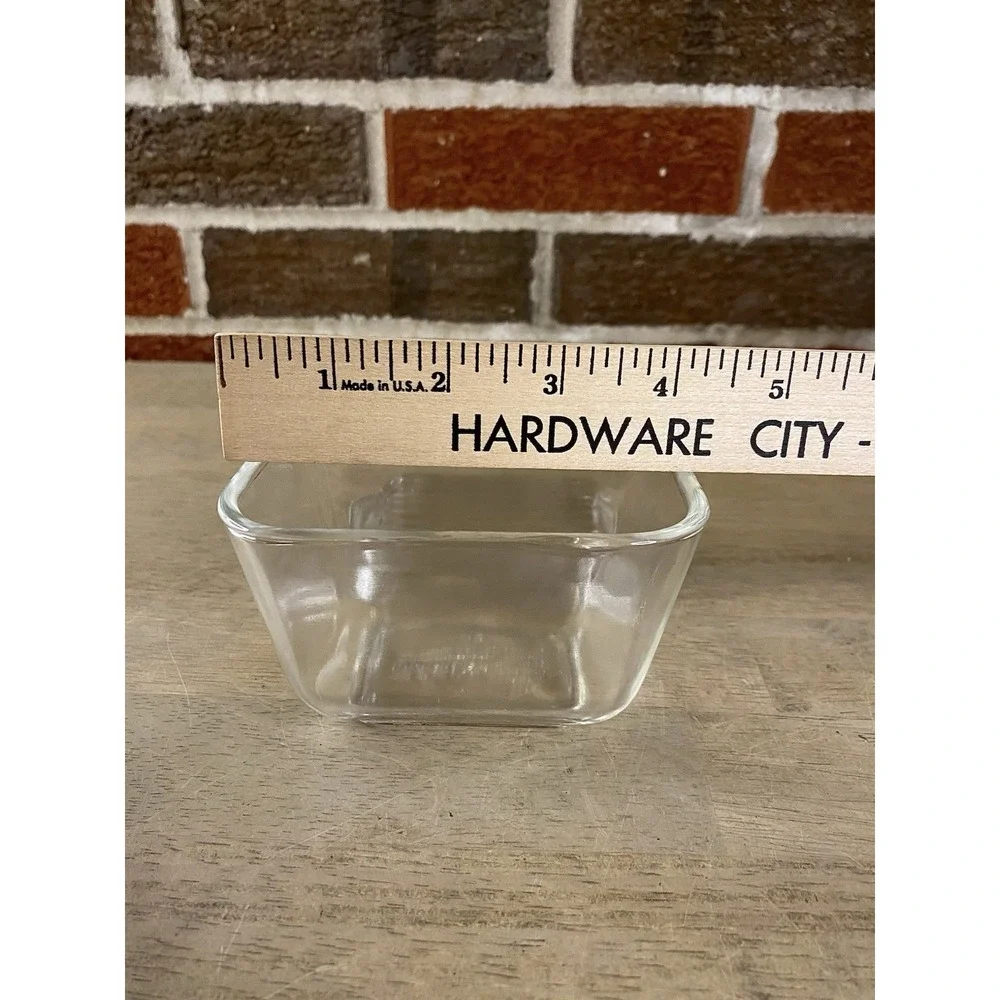 PYREX 501 B Dish & 501 C Clear Ribbed Glass Refrigerator Dish Replacement